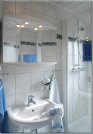 Dusche/WC von Appartement Borkum